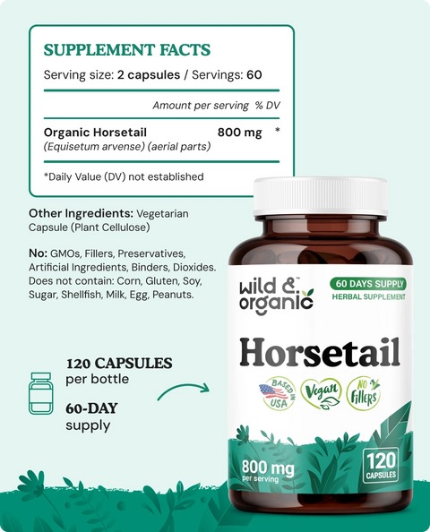Horsetail Capsules - 120 Count