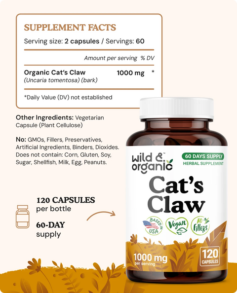Cat’s Claw Capsules - 120 Count