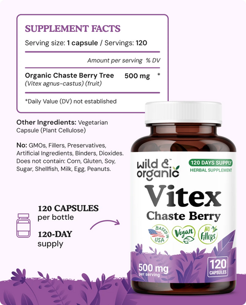 Vitex Capsules - 120 Count