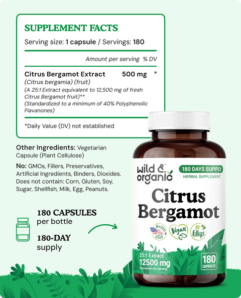 Citrus Bergamot Capsules - 180 Count