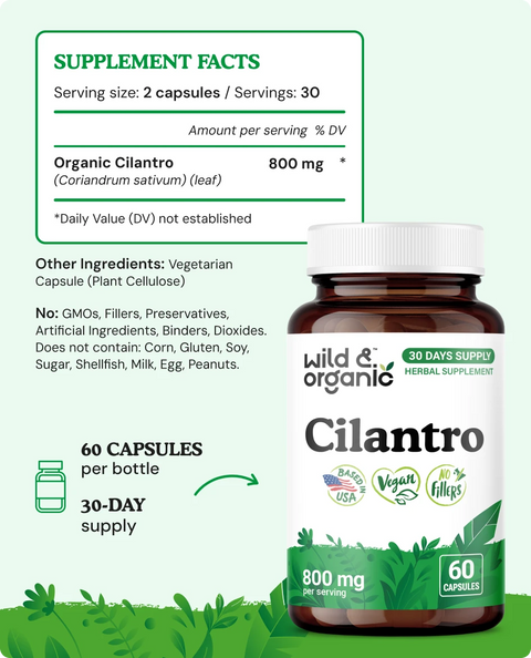 Cilantro Capsules - 60 Count