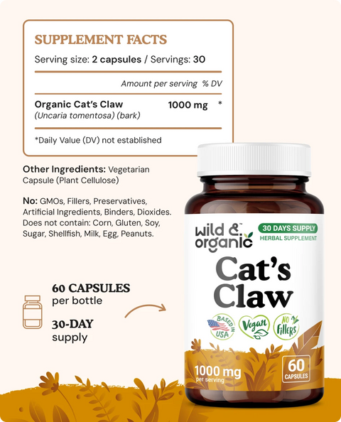 Cat’s Claw Capsules - 60 Count