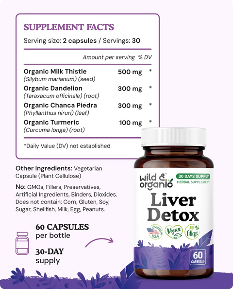 Liver Detox Capsules - 60 Count
