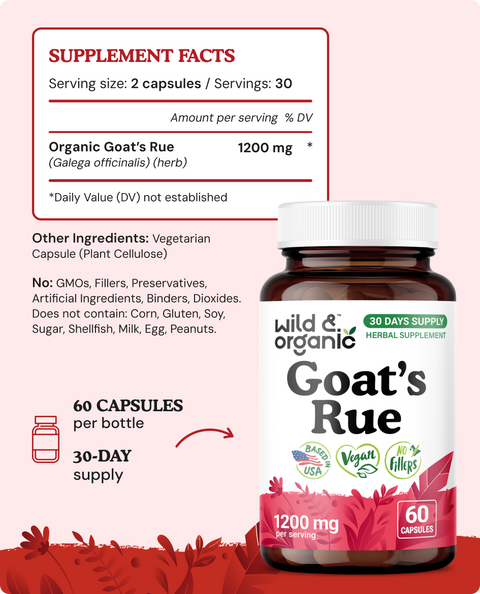 Goat’s Rue Capsules - 60 Count
