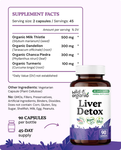 Liver Detox Capsules - 90 Count