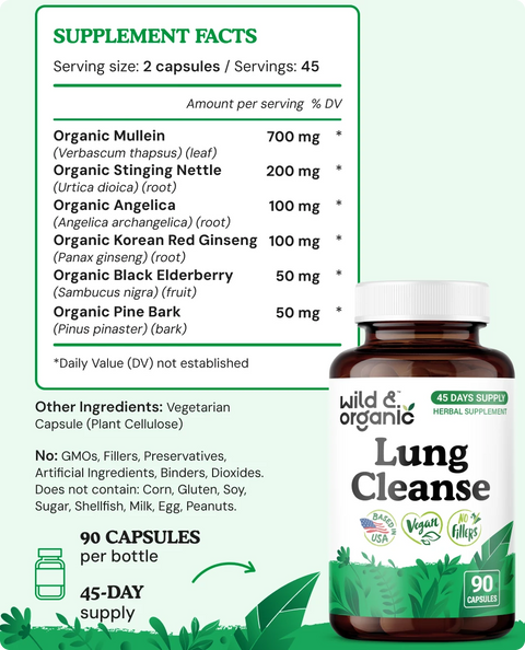 Lung Cleanse Capsules - 90 Count