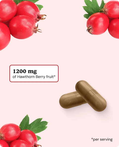Hawthorn Berry Capsules - 180 Count