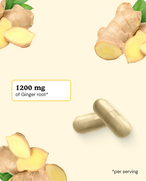 Ginger Root Capsules - 90 Count