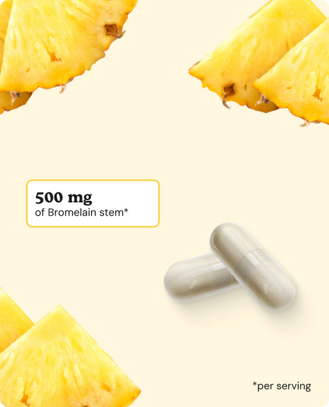 Bromelain Capsules - 90 Count