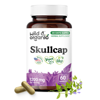 Skullcap Herb Capsules - 60 Count