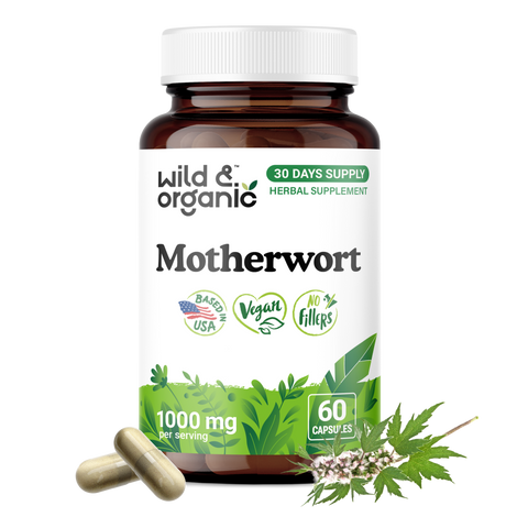 Motherwort Capsules - 60 Count
