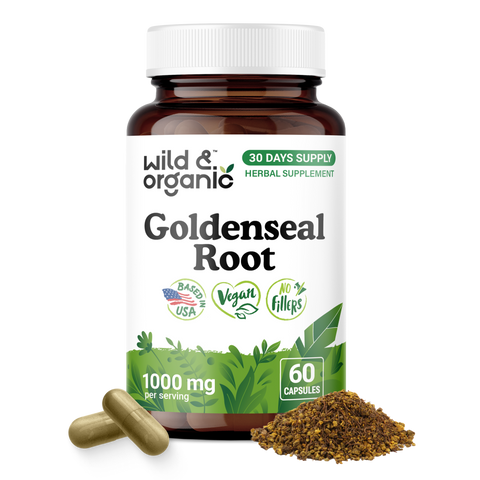 Goldenseal Root Capsules - 60 Count