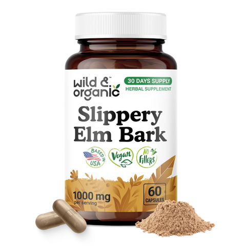 Slippery Elm Bark Capsules - 60 Count