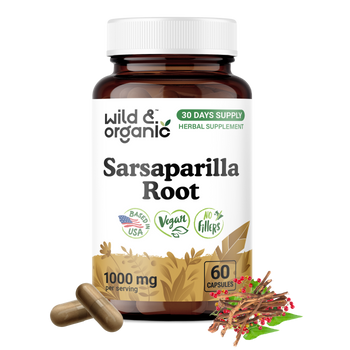 Sarsaparilla Root Capsules - 60 Count