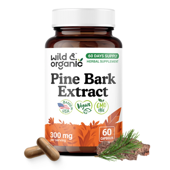 Pine Bark Extract Capsules - 60 Count