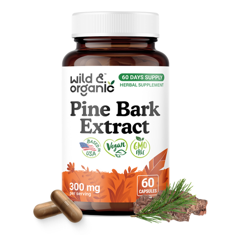 Pine Bark Extract Capsules - 60 Count