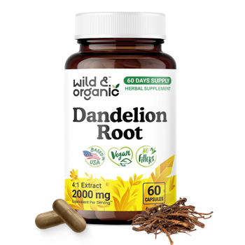 Dandelion Root Capsules - 60 Count