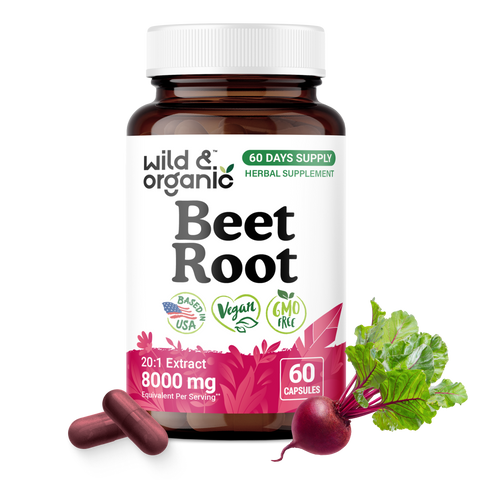 Beet Root Capsules - 60 Count