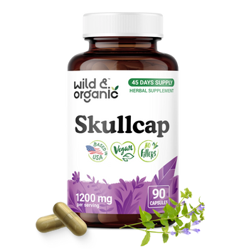 Skullcap Herb Capsules - 90 Count