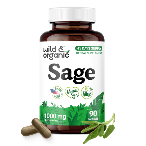 Sage Capsules - 90 Count