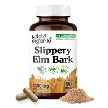 Slippery Elm Bark Capsules - 90 Count