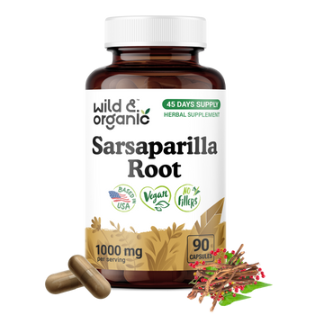 Sarsaparilla Root Capsules - 90 Count