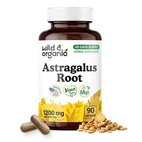 Astragalus Root Capsules - 90 Count