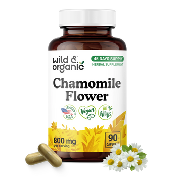 Chamomile Flower Capsules - 90 Count
