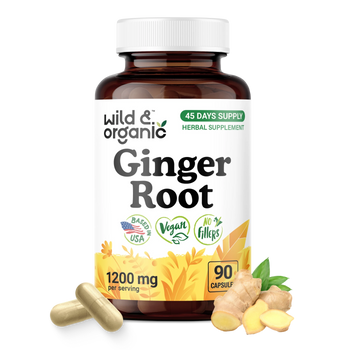 Ginger Root Capsules - 90 Count