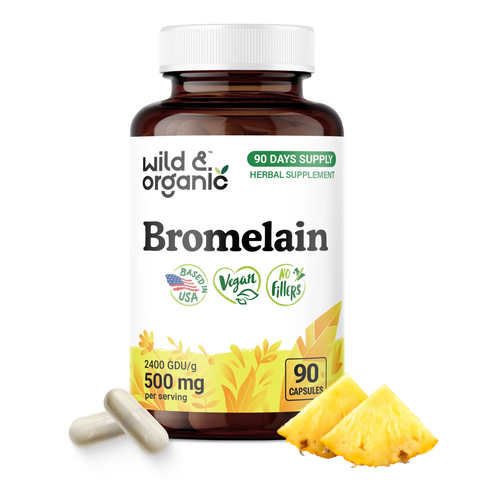 Bromelain Capsules - 90 Count