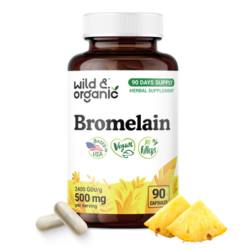 Bromelain Capsules - 90 Count