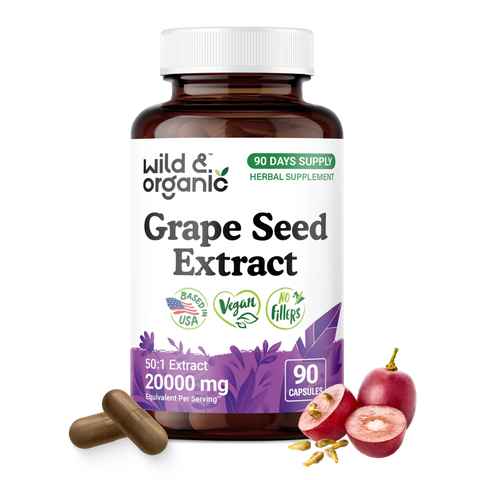 Grape Seed Extract Capsules - 90 Count