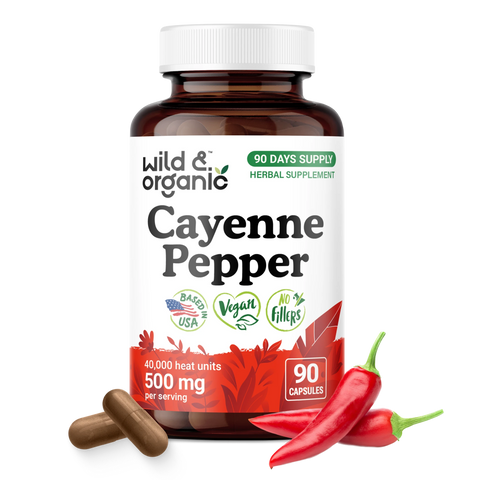 Cayenne Pepper Capsules - 90 Count