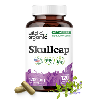 Skullcap Herb Capsules - 120 Count
