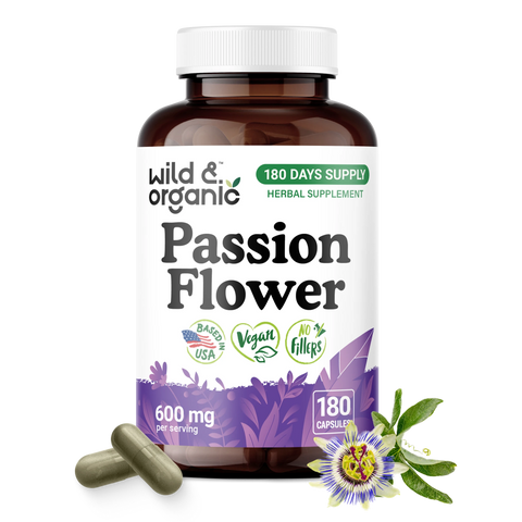 Passion Flower Capsules - 180 Count