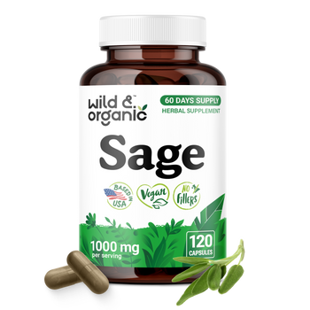Sage Capsules - 120 Count