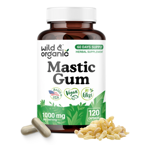 Mastic Gum Capsules - 120 Count
