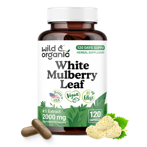 White Mulberry Leaf Capsules - 120 Count