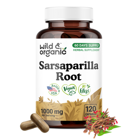 Sarsaparilla Root Capsules - 120 Count