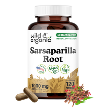 Sarsaparilla Root Capsules - 120 Count