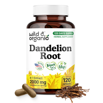 Dandelion Root Capsules - 120 Count