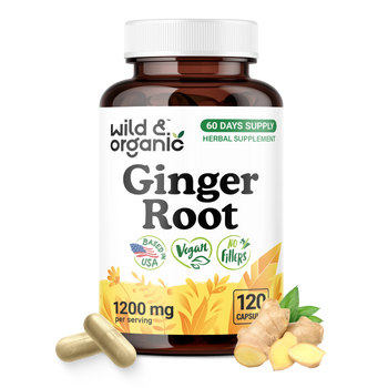 Ginger Root Capsules - 120 Count