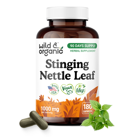 Stinging Nettle Leaf Capsules - 180 Count