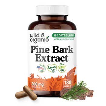 Pine Bark Extract Capsules - 180 Count