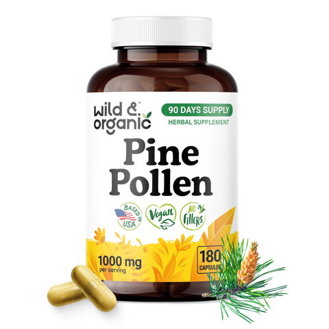 Pine Pollen Capsules - 180 Count