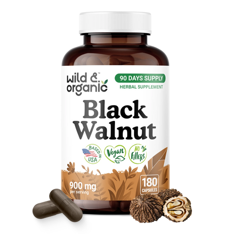 Black Walnut Capsules - 180 Count