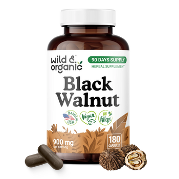Black Walnut Capsules - 180 Count