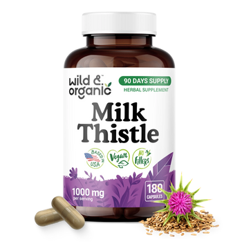Milk Thistle Capsules - 180 Count