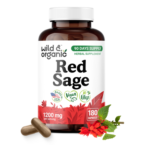 Red Sage Capsules - 180 Count