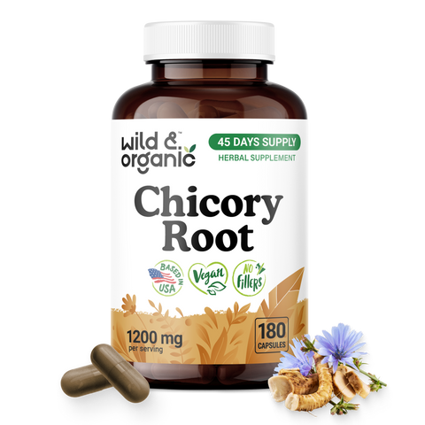 Chicory Root Capsules - 180 Count